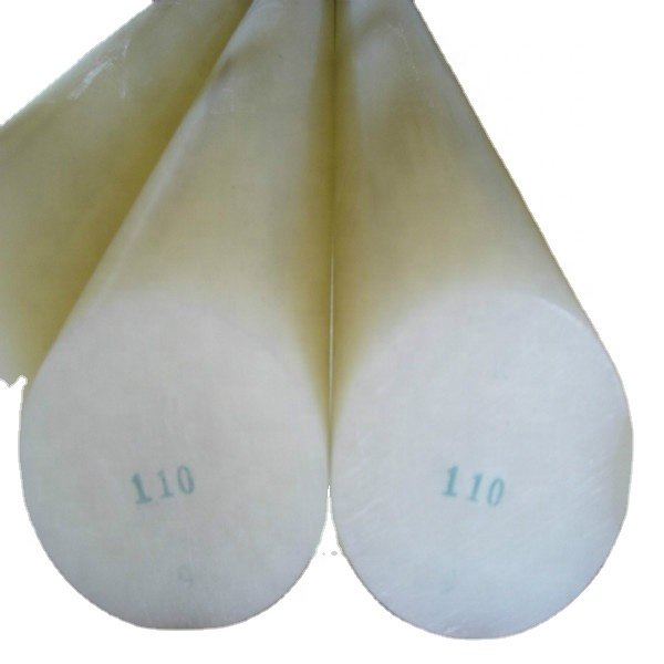 Custom size Plastic yellow hdpe rod nylon rod plastic pe rods
