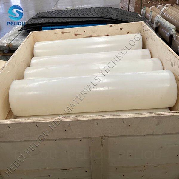 Custom size Plastic yellow hdpe rod nylon rod plastic pe rods