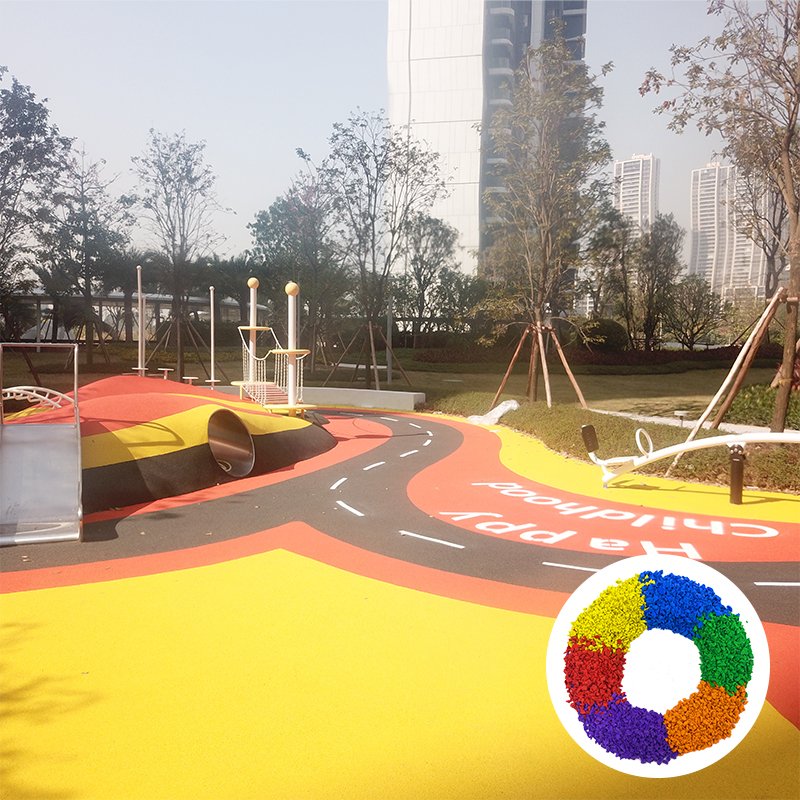 High Quality Wholesale Recycled Sports Flooring Playgrounds Epdm Sbr Rubber Granules