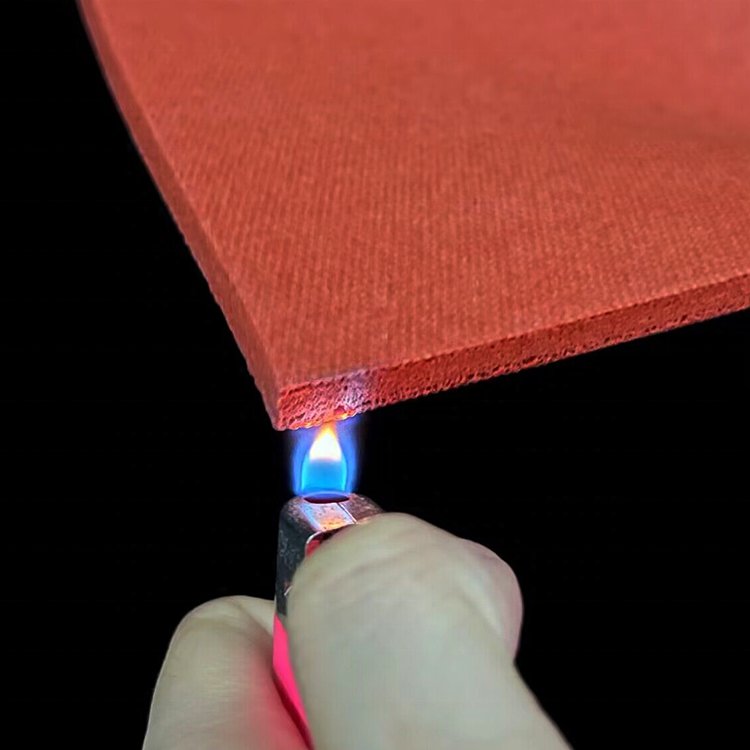 High temperature resistant thickness silicone foam rubber pad foam silicone sheet for heat press