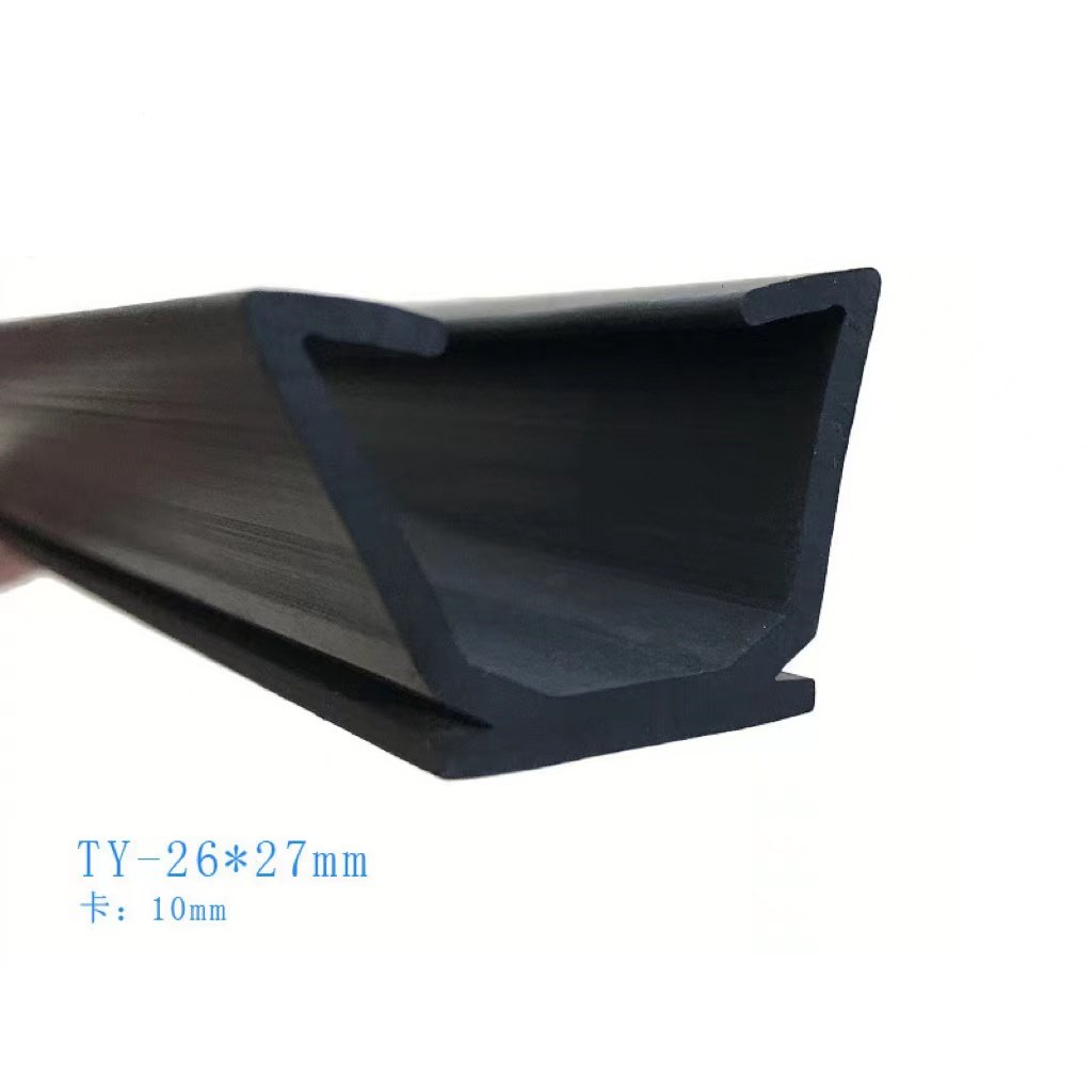 Epdm flocking rubber seal automotive lift glass chute seal various specifications Glass sliding door chute seal strip