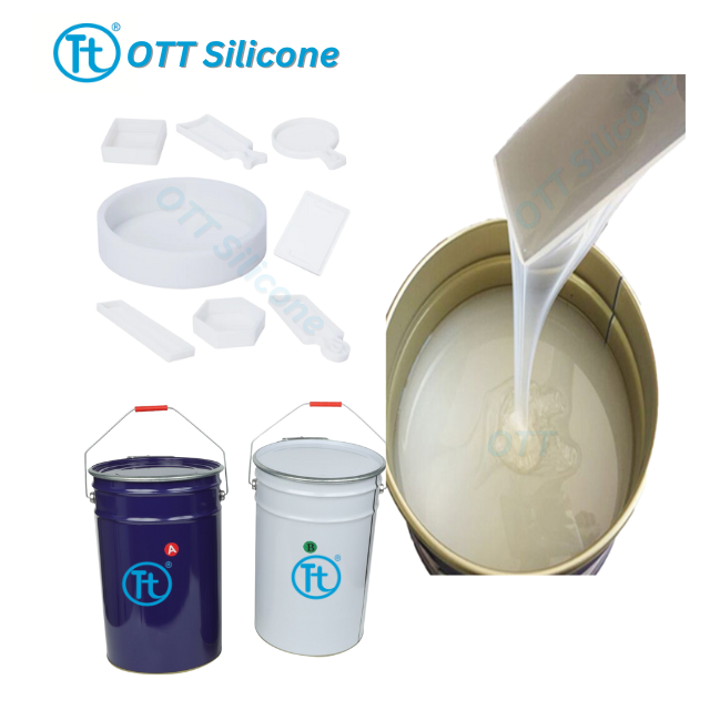 RTV-2 Clear translucent Platinum Silicone for Resin Vacuum Casting mold making liquid silicone rubber