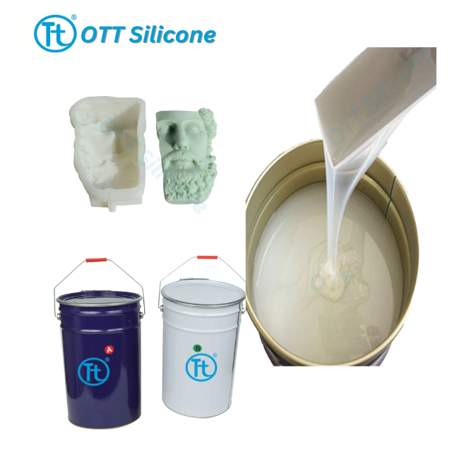 RTV-2 Clear translucent Platinum Silicone for Resin Vacuum Casting mold making liquid silicone rubber