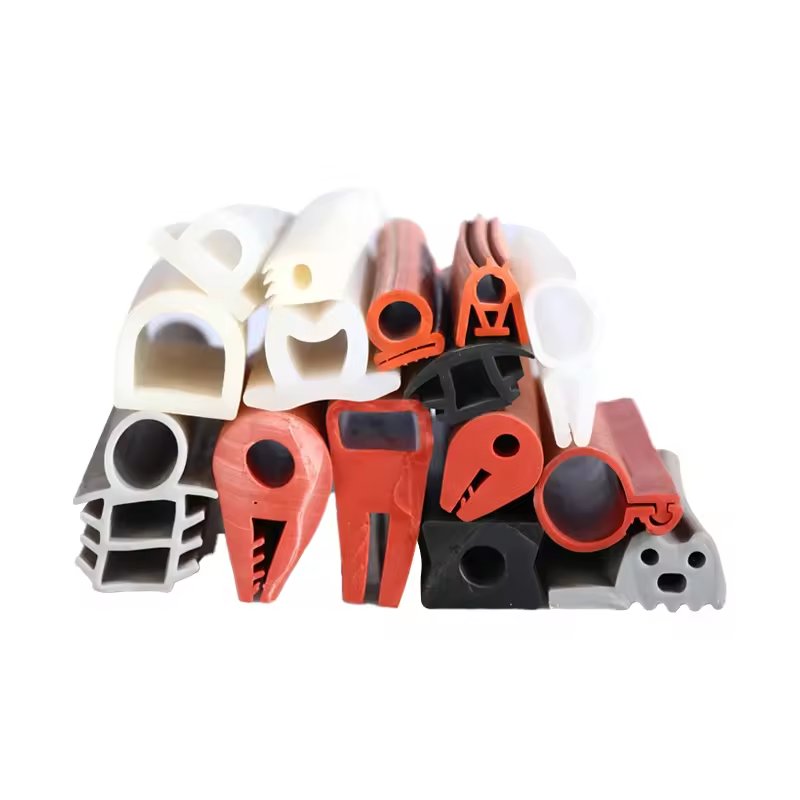 Anti Slip Wear Resistant Heat Resistant PVC EPDM Silicone Rubber Extruded Profile rubber sealing strip