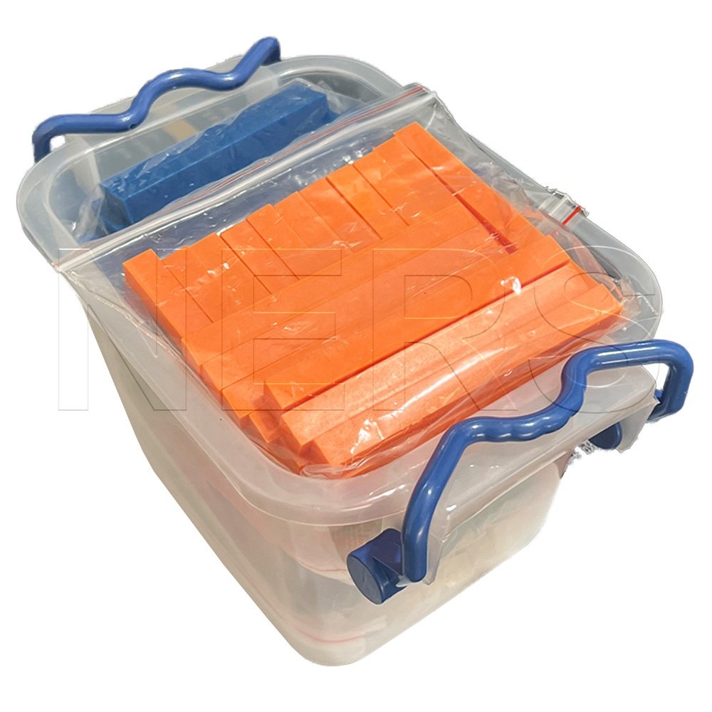 NERS Maths Subject Part To Whole Concept Plastic Set of 10 Cuisenaire Rods