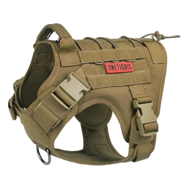 Dog pet Harness Vest with Handle Dog Harness for Loop Panels Adjustable Dog Vest Harness for Walking