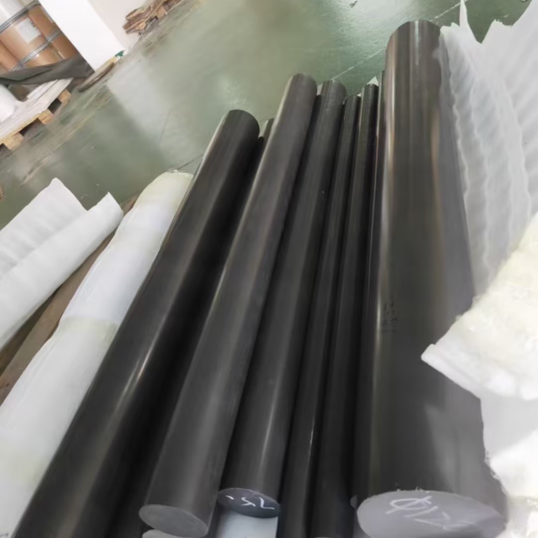Factory Custom Plastic Stick Chemical Resistant Fluoroplastic White PTFE Rod