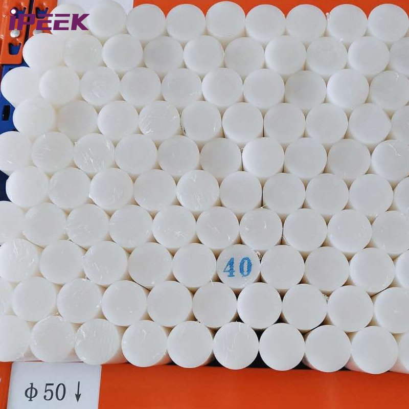 iPEEK Factory Price Chemical Resistance Cast Virgin Plastic Plate Sheet Board Block PVDF Rod Bar Stick