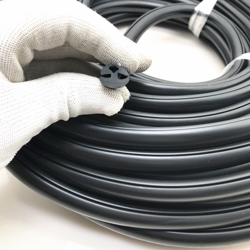 Automotive windscreen EPDM rubber extrusion car door glass outer rubber sealing strip