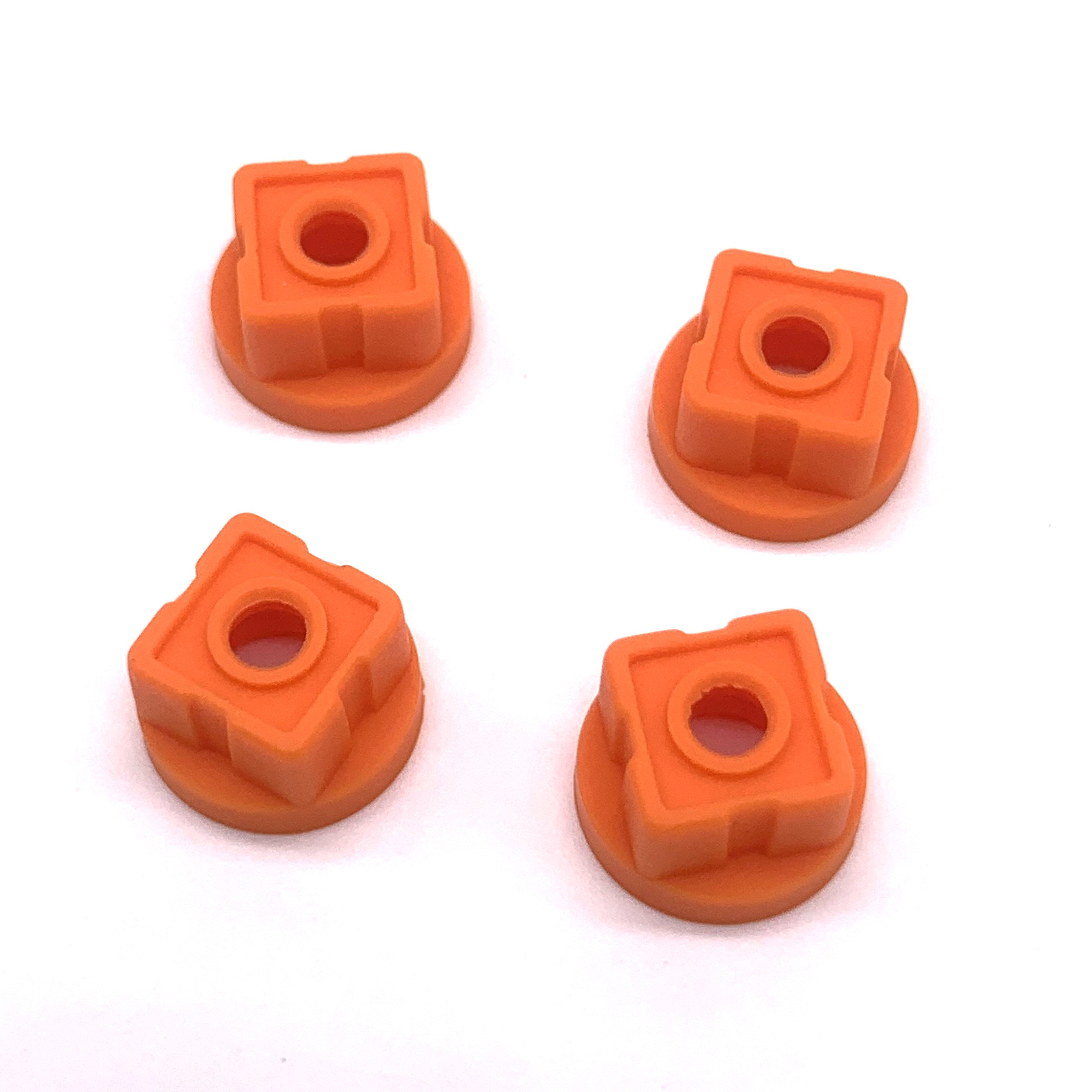 High quality customized roller brush rod end silicone anti slip fixing rubber with distinctive products