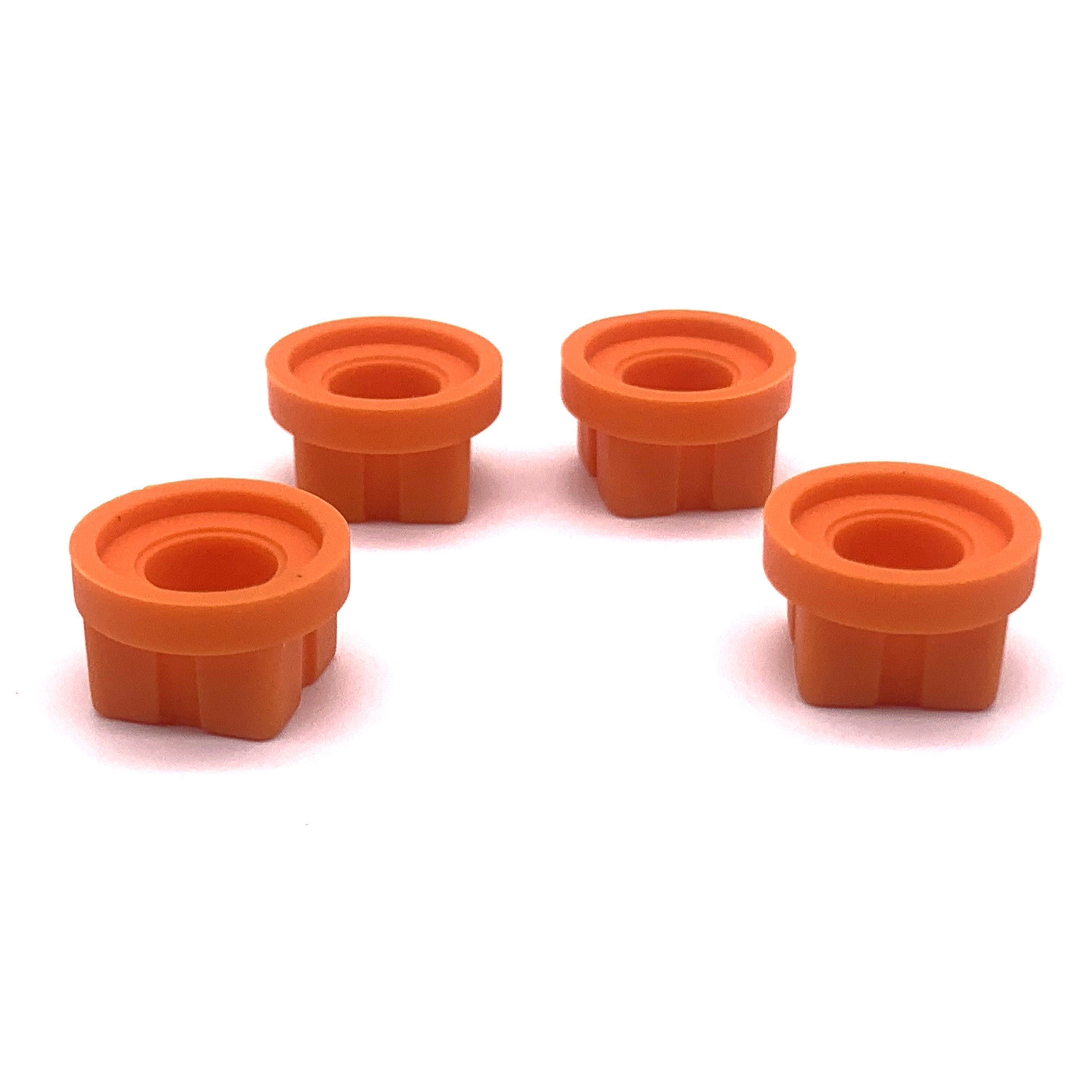 High quality customized roller brush rod end silicone anti slip fixing rubber with distinctive products