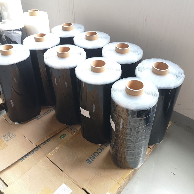 high temp electrically conductive self adhesive backed silicone rubber sheet