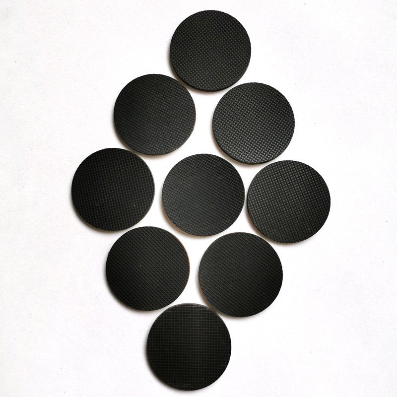 Mingxin Silicone Black Rubber pads low price for silicone pad rubber products with Self-adhesive non-slip pads for funiture