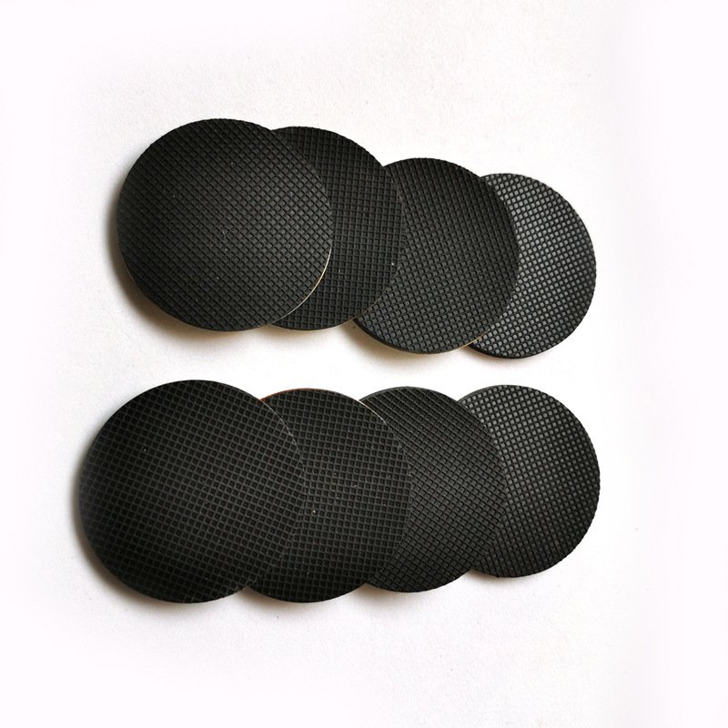 Mingxin Silicone Black Rubber pads low price for silicone pad rubber products with Self-adhesive non-slip pads for funiture