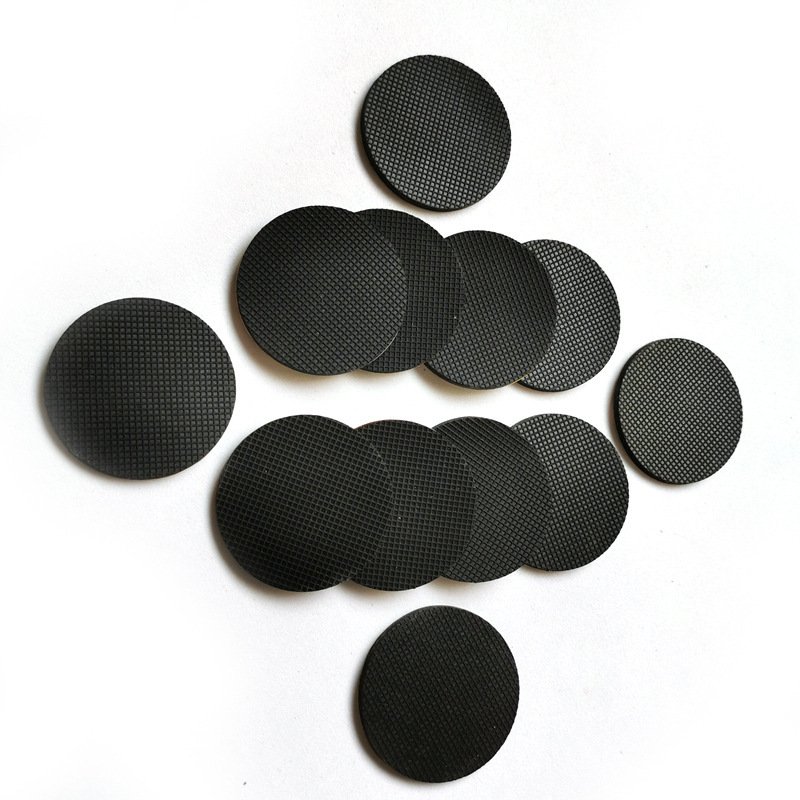 Mingxin Silicone Black Rubber pads low price for silicone pad rubber products with Self-adhesive non-slip pads for funiture