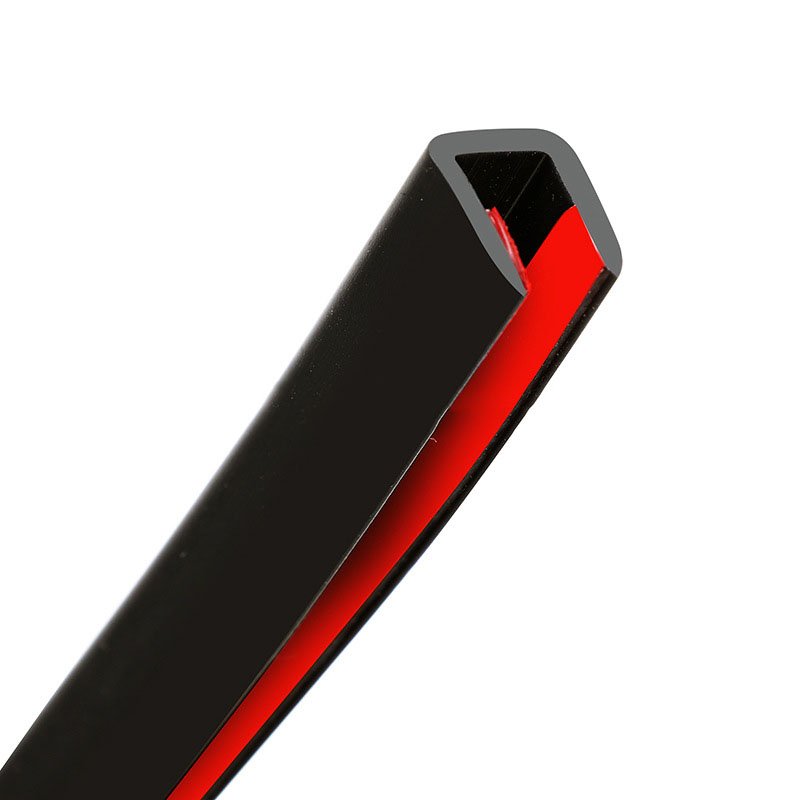 Self adhesive u shape anti-collision durable rubber seal glass door car door edge protection