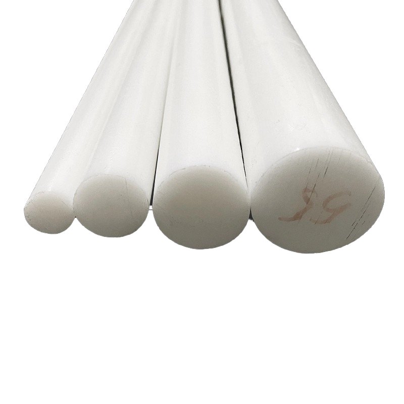 White and Black Antistatic POM Engineering Plastic round Rods Red Polyacetal Colored Rods Processed with Moulding Service