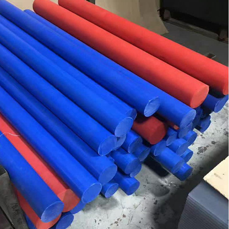 casting extrude PA6 PA66 MC pom pe pvc nylon round bar low friction engineering plastic rods