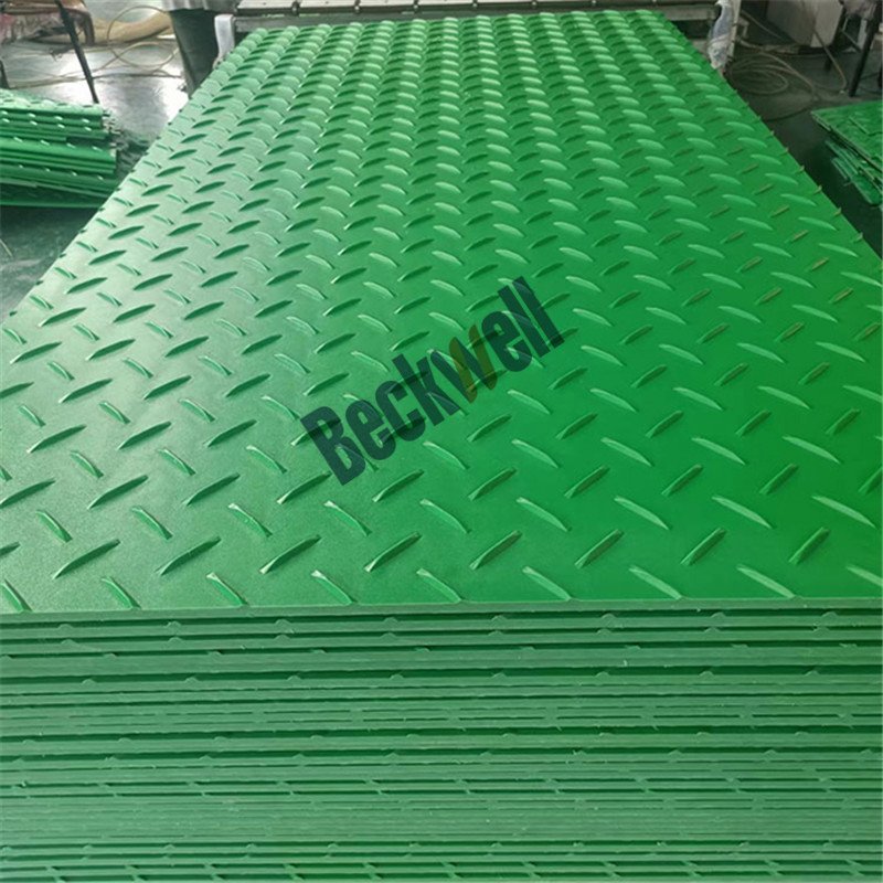 4x8ft HDPE Ground Protection Mat for Heavy Duty Vehicles Construction Landscape Tree Care Logging Sites