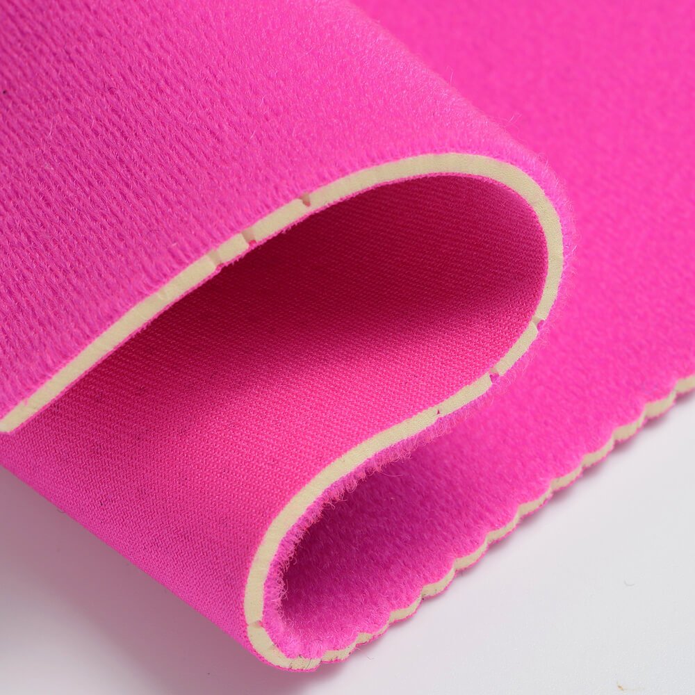 Hotsale 4mm 5mm beige nylon loop fabric(UBL) neoprene rubber sheet for physical rehabilitation gear.