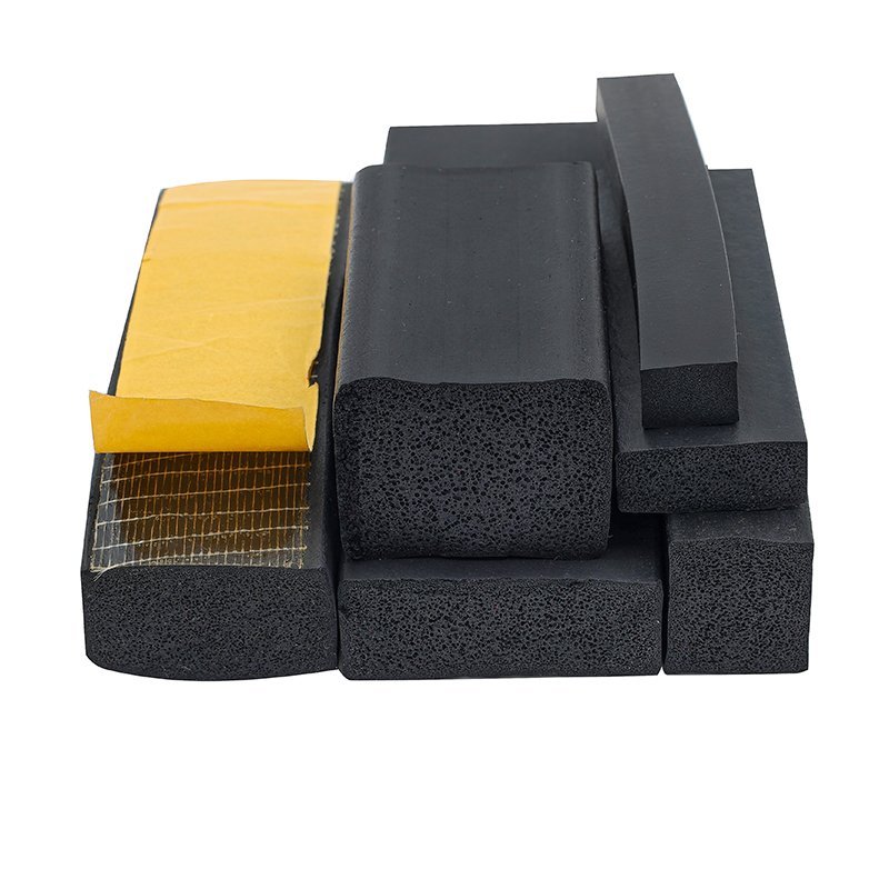Soundproof EPDM Composite Rubber Sealing Strip Gaskets