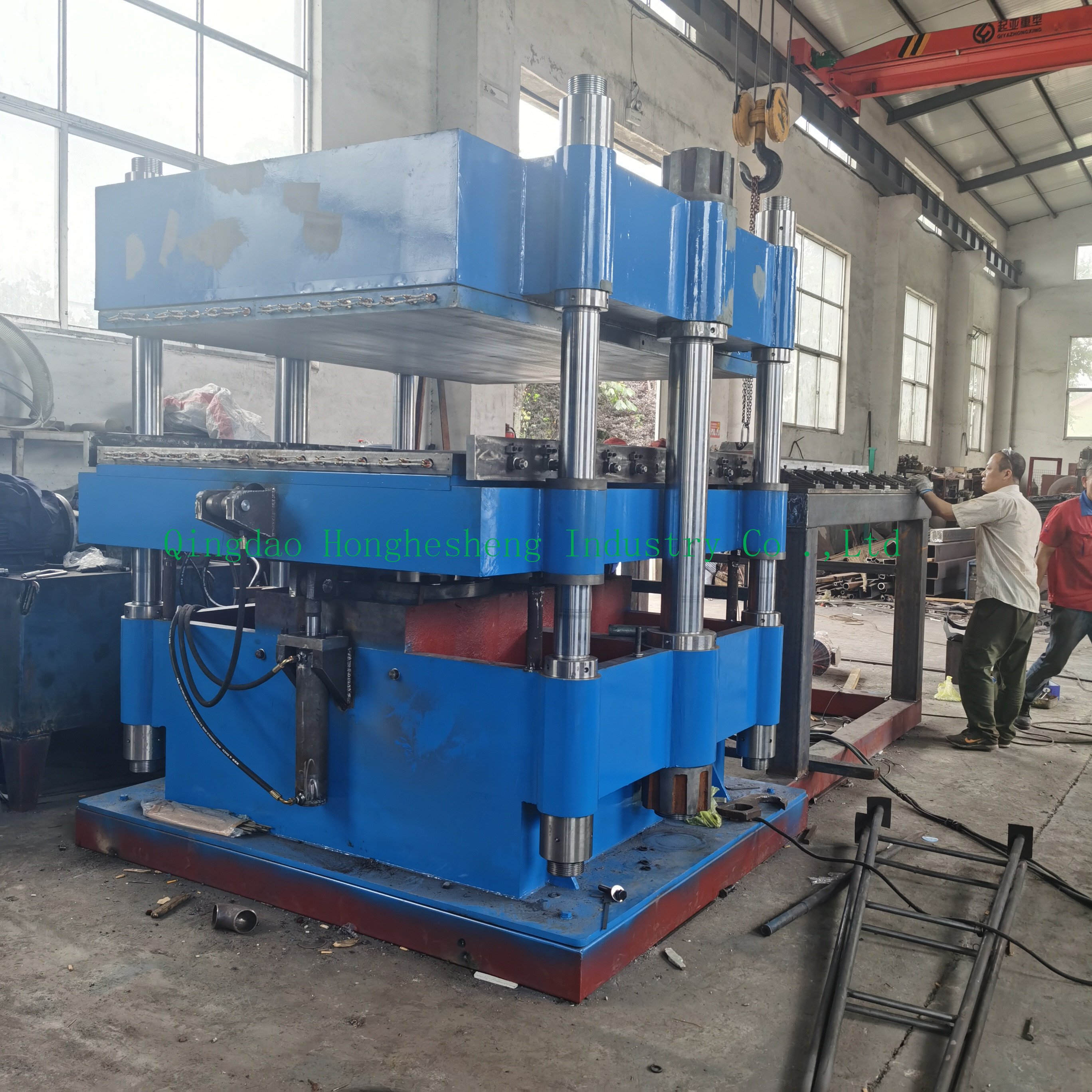Rubber vulcanizing moulding machine automatic rubber vulcanizing press machine
