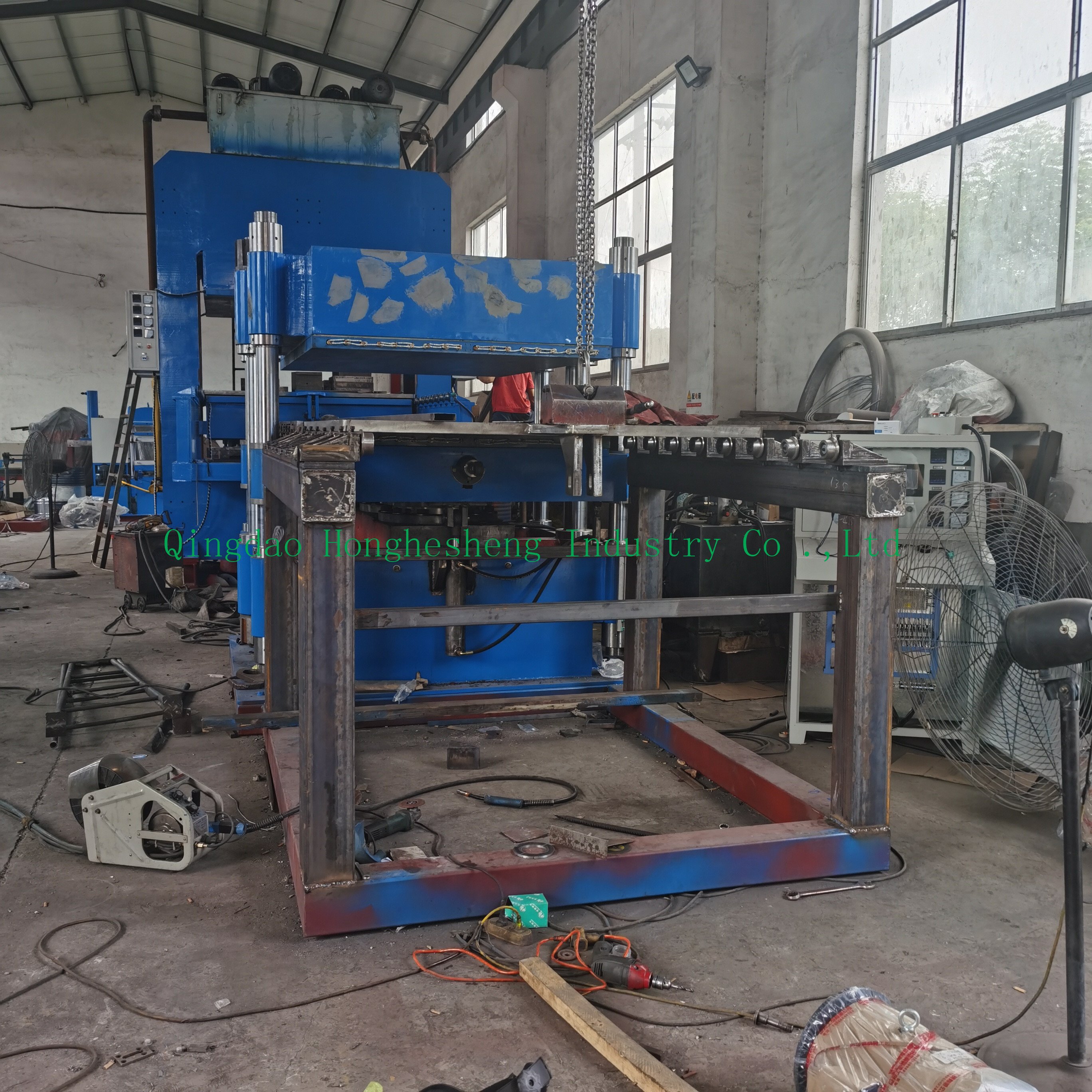 Rubber vulcanizing moulding machine automatic rubber vulcanizing press machine