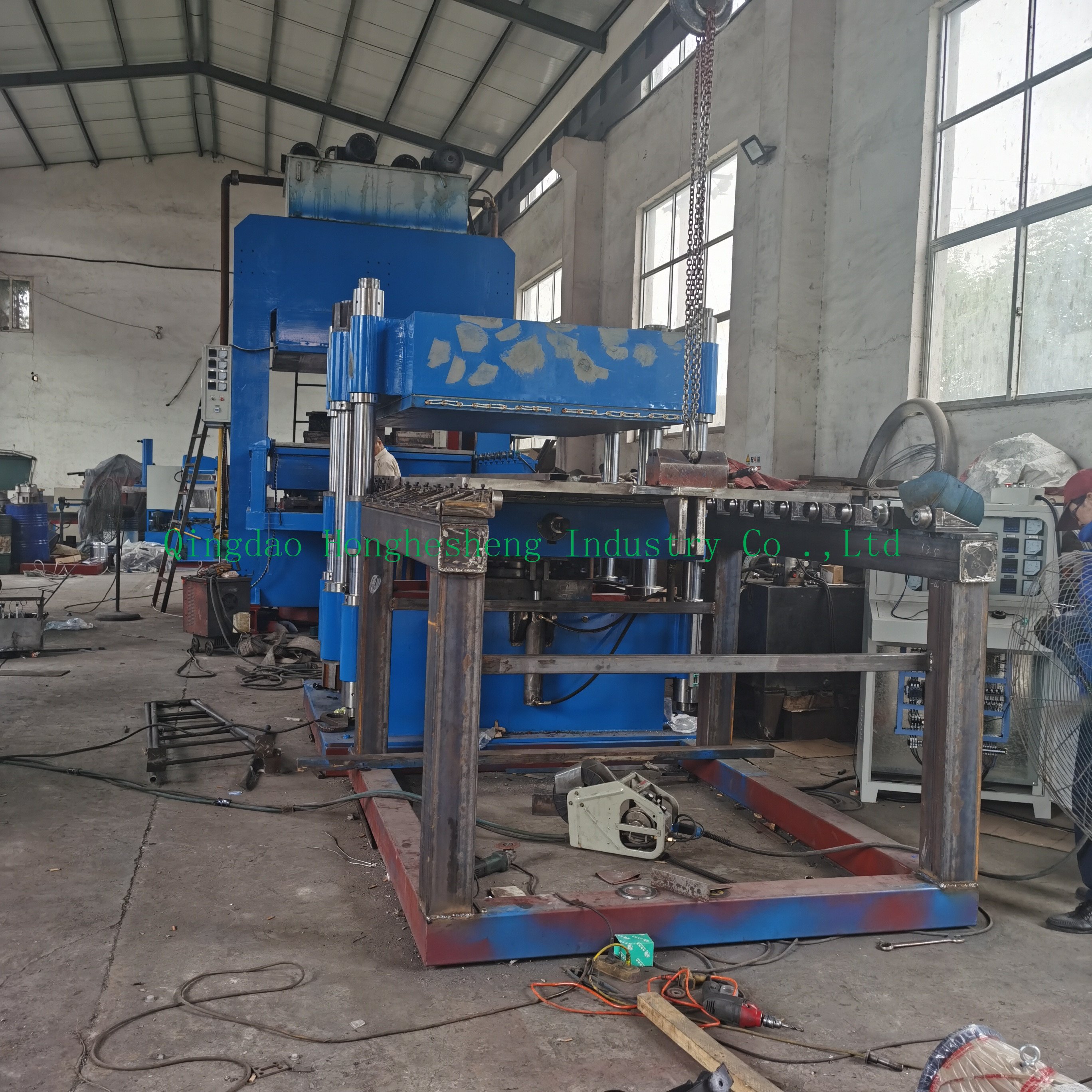 Rubber vulcanizing moulding machine automatic rubber vulcanizing press machine