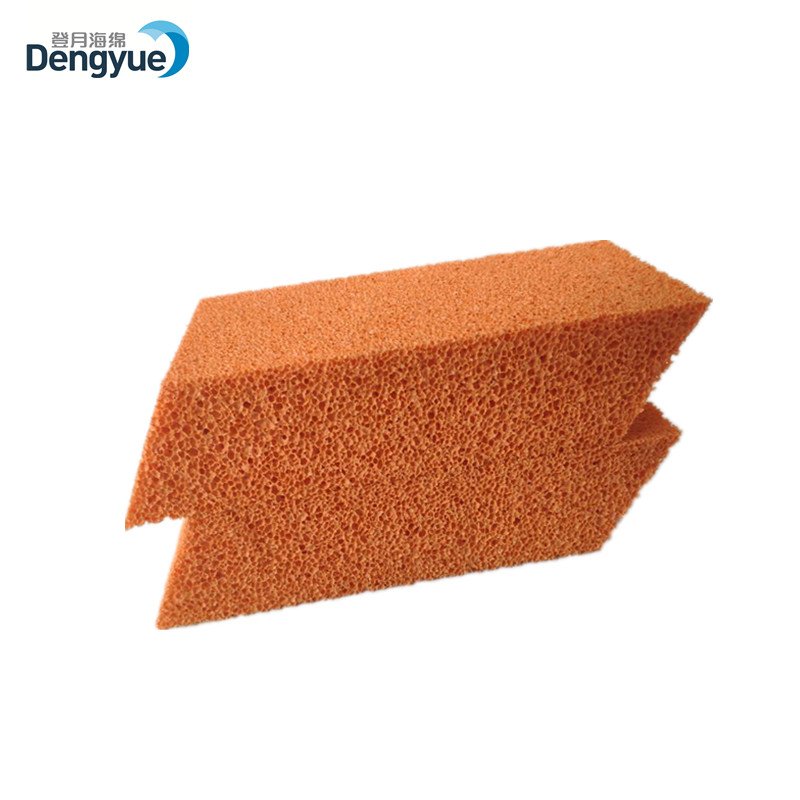 Highly flexible Open Cell Orange Natural Rubber Sponge