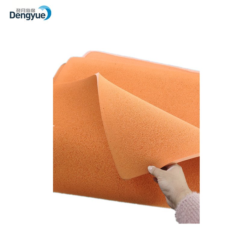 Highly flexible Open Cell Orange Natural Rubber Sponge