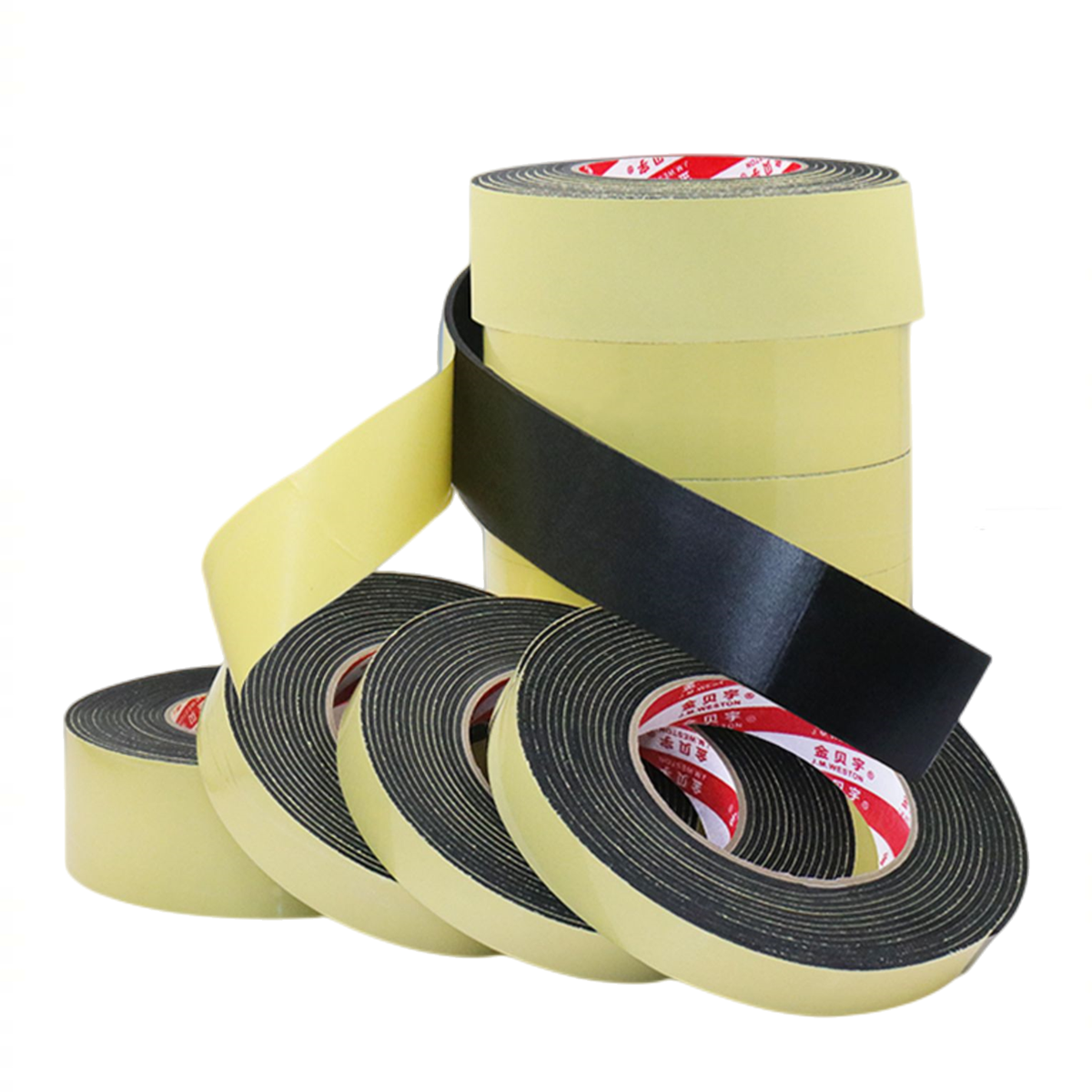 Wholesale Neoprene Foam Tape Durable Rubber Plastic Strip Skateboard Grip Tape Chemical Equipment High Tensile Resistance
