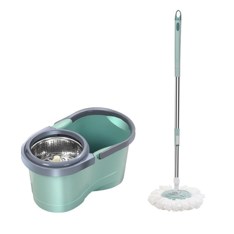 360 floor magic spin mop bucket set 2 microfiber refills super absorbent rotating wet dry cotton spinning mop home cleaning tool
