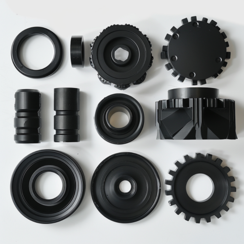 HYM Wear Resistance Plastic Injection Molded Rubber Parts Precision Rubber Parts Rubber Components with High quality
