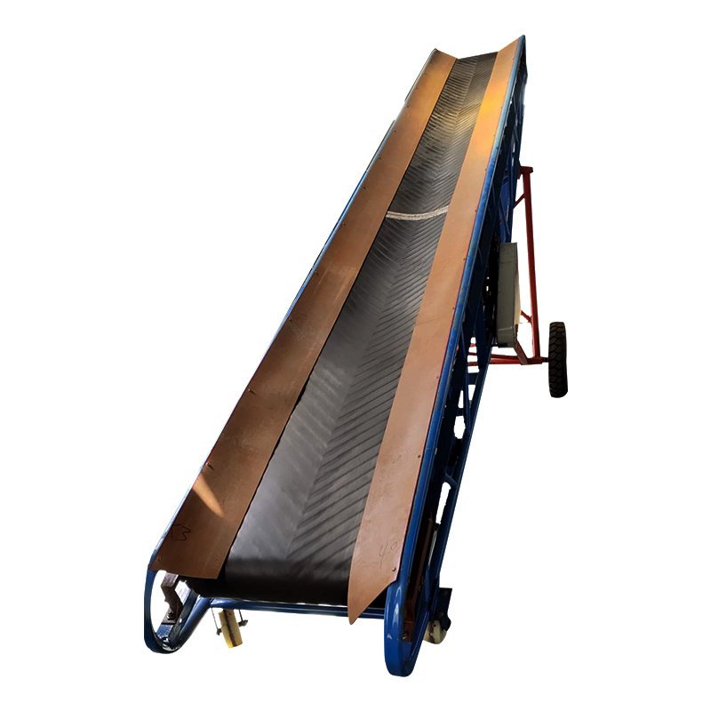 5M Long 220V Folding Belt Conveyor For Grain Loading
