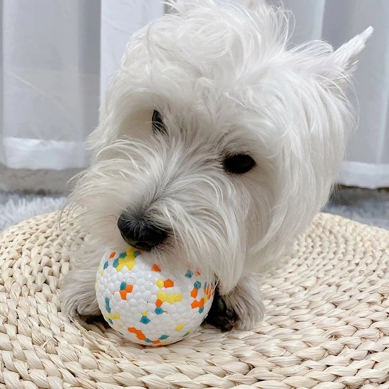 Best Seller Pet Dog Ball Tough Etpu Toy Durable Strong Chew Indestructible Bloom ball Toys for Dog Interactive Ball for catch
