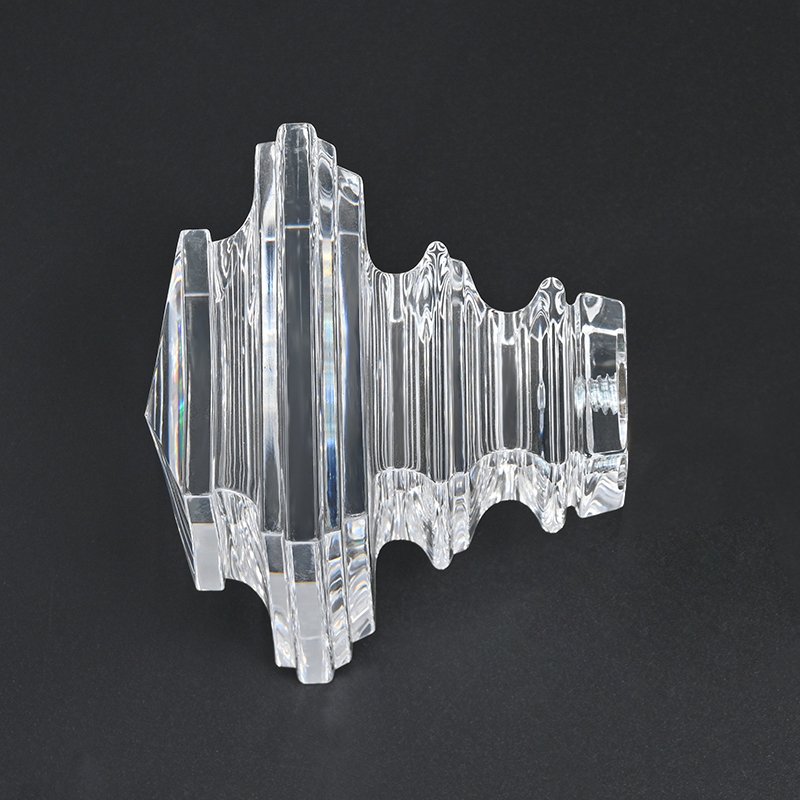 Fashional Decorated Clear Acrylic Curtain Rods Finials Crystal Glass Finials for Curtain Rods