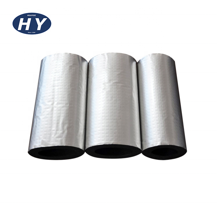 Premium Grade aluminum foil faced backed rubber foam insulation roll sheet pipe tube