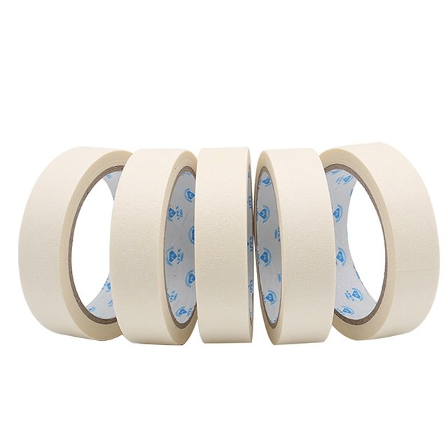 Bailida Heat resistant cheap crepe paper paintable automotive masking tape jumbo roll