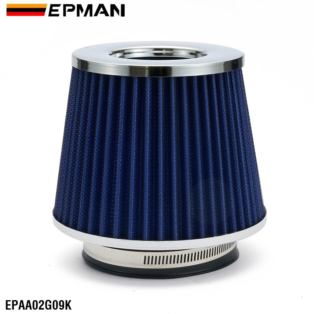 EPMAN Universal Car Modified Air Filter Mushroom Head Air Filter Elements 102mm/89mm/76mm Air Inlet System EPAA02G09K