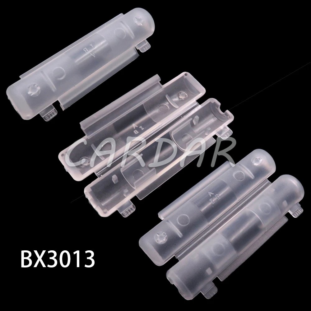 1 Set 6x30mm 6*30mm White Double Glass Tube Fuse Holder Flip Type Fuses Box Fuse Socket With Terminal
