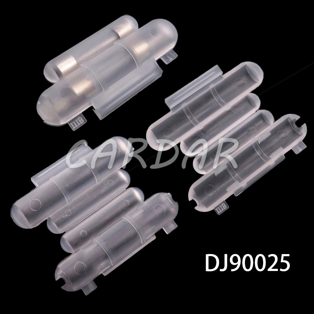 1 Set 6x30mm 6*30mm White Double Glass Tube Fuse Holder Flip Type Fuses Box Fuse Socket With Terminal