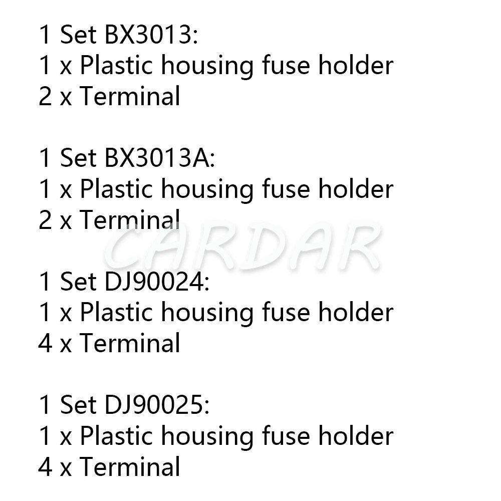 1 Set 6x30mm 6*30mm White Double Glass Tube Fuse Holder Flip Type Fuses Box Fuse Socket With Terminal