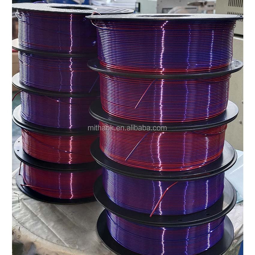 Manufacturer 3D Printer Plastic Rods PLA Silk Double Color 1kg Spool PLA Silk Double Color Filament for Most 3D Printer