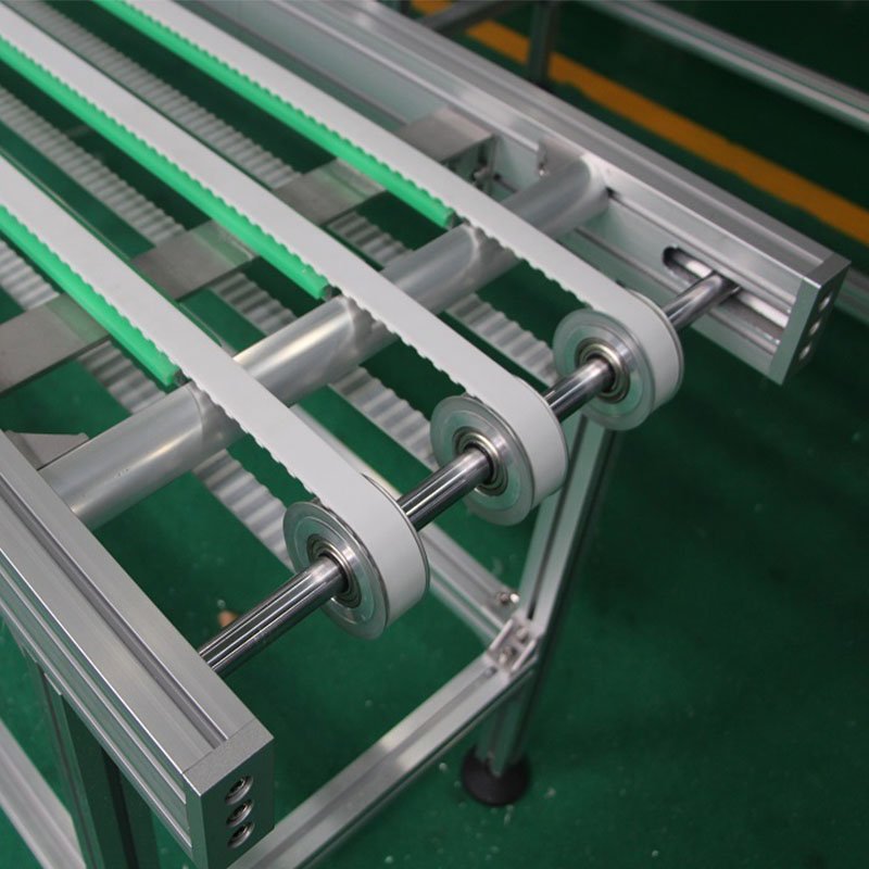 Bifa Pvc/pu/rubber dual line Strand Transport timing belt conveyor for Product routing and control