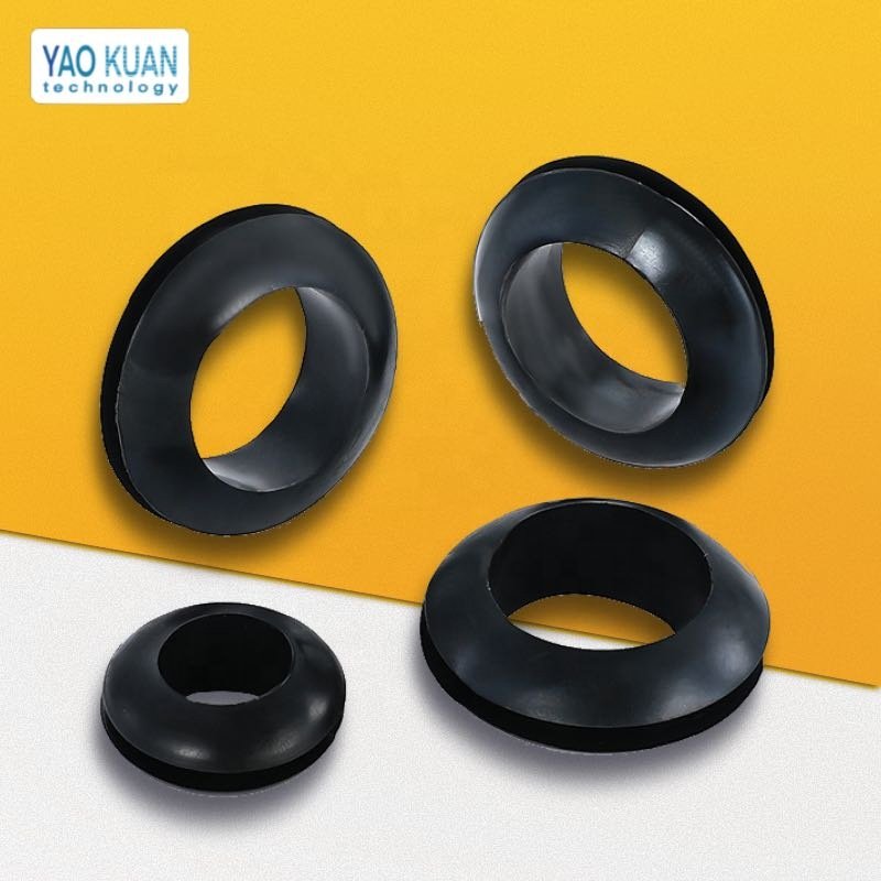 Molded Nbr/fkm/ Epdm Custom Rubber Parts Molded Rubber Parts Grommet Moulding Custom Size Custom Color
