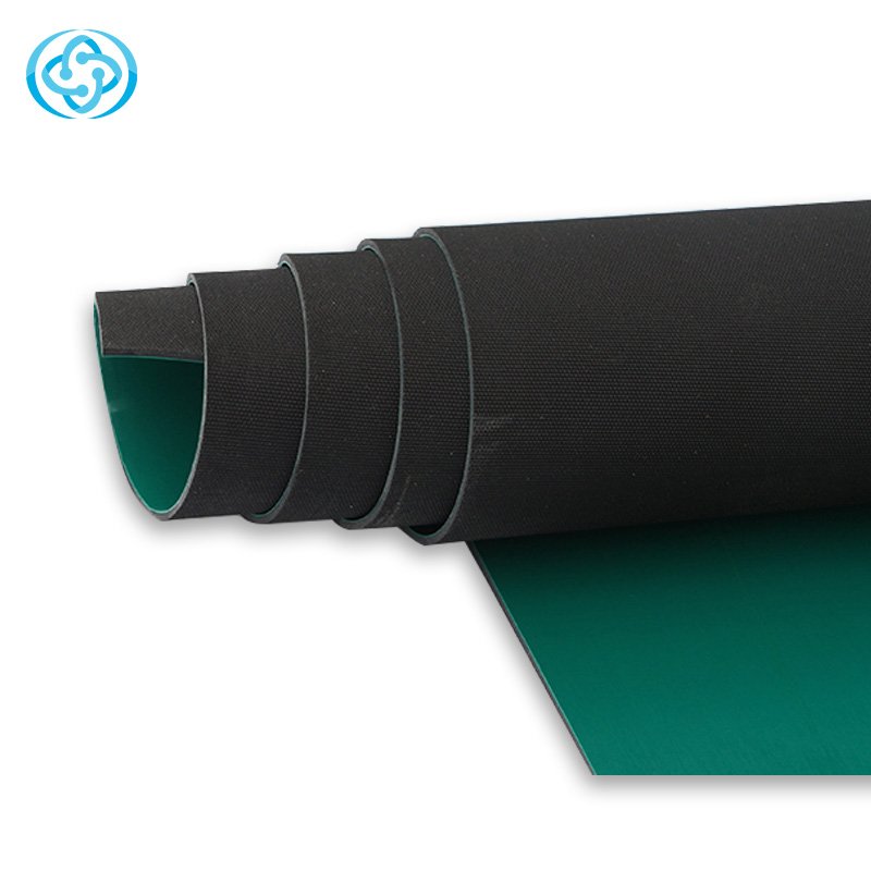 Heat resistant anti-static rubber mat roll for cable protection with dependable performance
