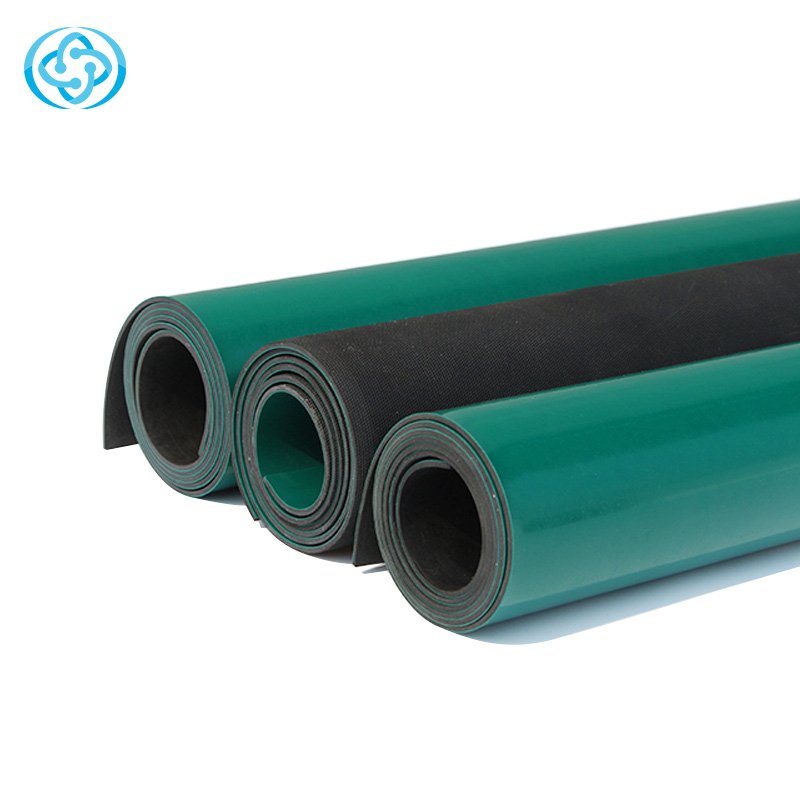 Heat resistant anti-static rubber mat roll for cable protection with dependable performance
