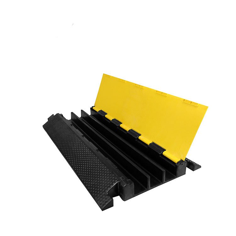 Jiadong Better Choice 3 Channels 3-Way Rubber Cable Protector Cable Ramp New Factory Product for Automotive Use