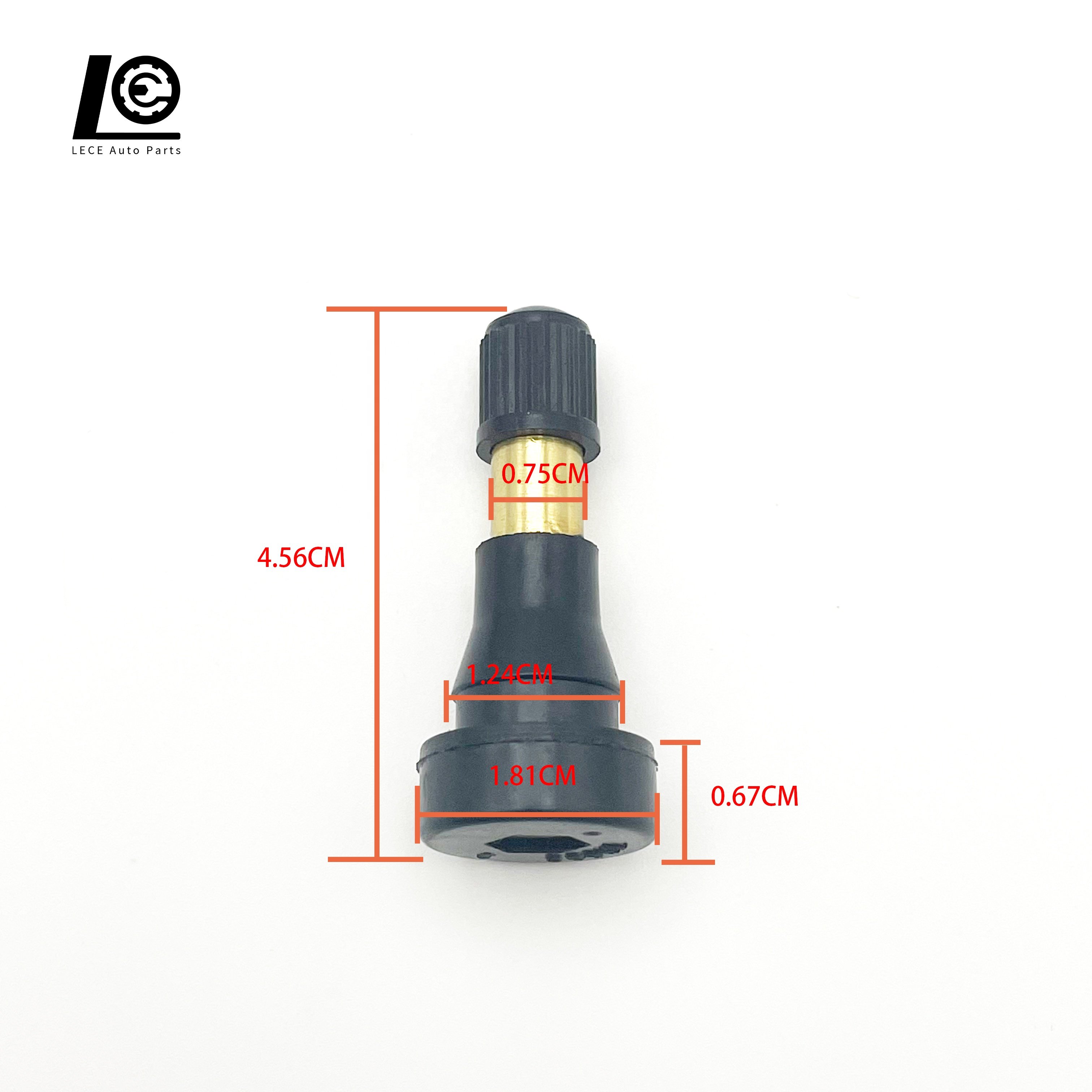 Tire Valve Wholesale High Quality TR600 Tubeless Snap-in Brass Stem Rubber Tire Valve for Passenger Light Truck