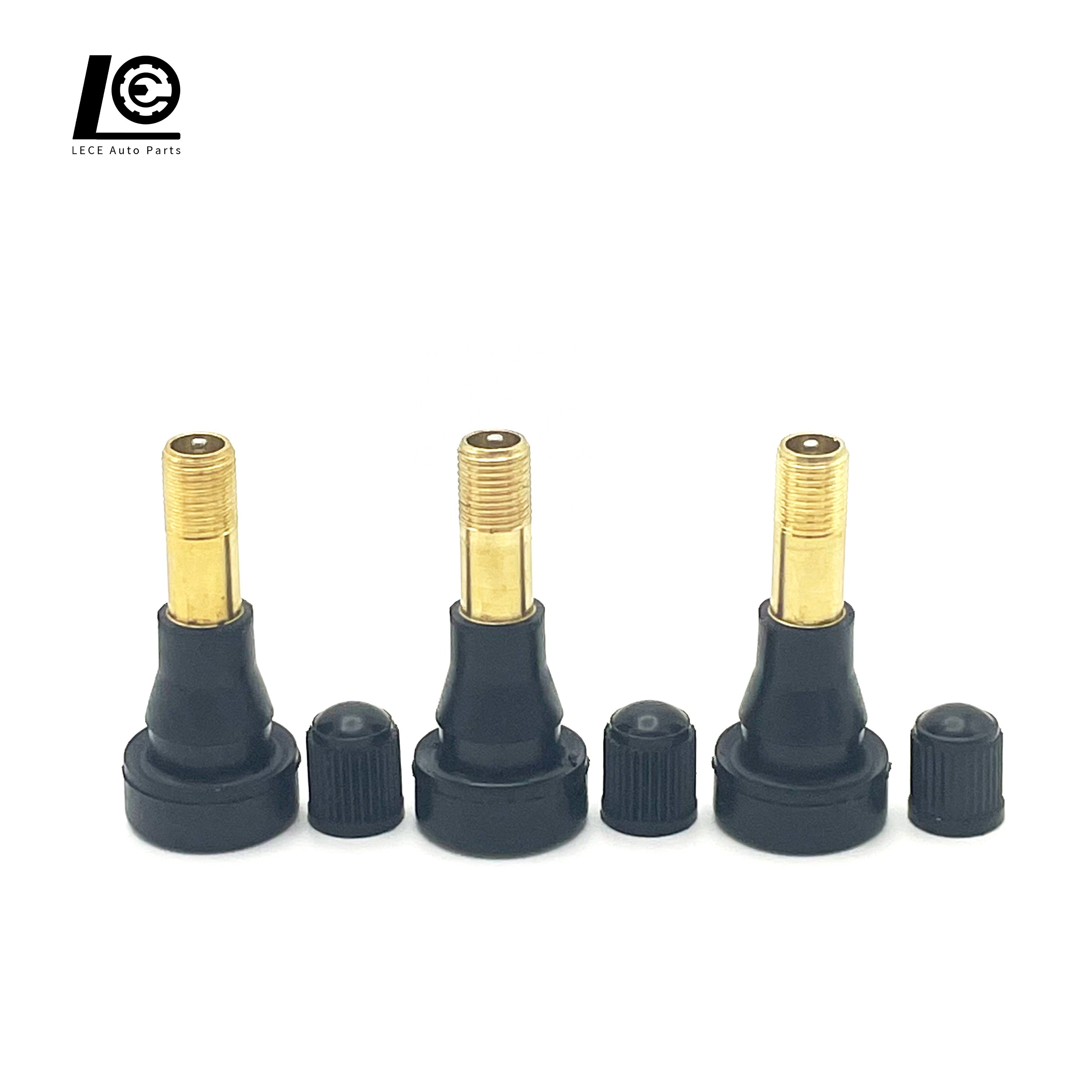 Tire Valve Wholesale High Quality TR600 Tubeless Snap-in Brass Stem Rubber Tire Valve for Passenger Light Truck